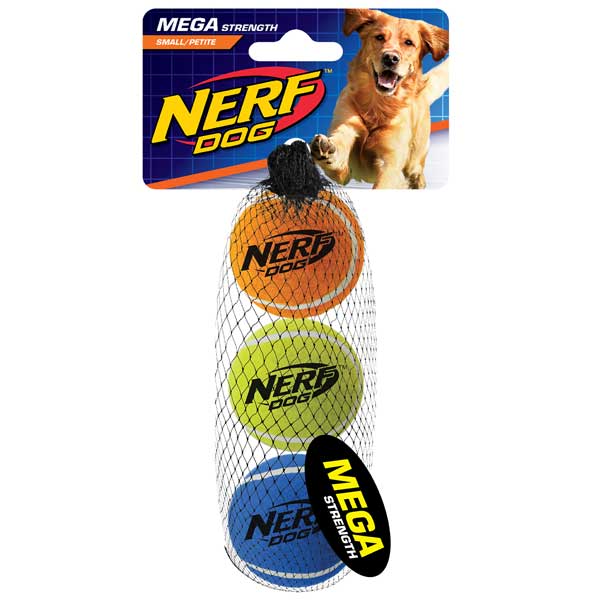 NERF DOG Tennis Balls megastark - 6,4 cm / 2 Stück – Bild 3