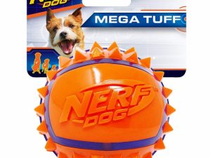 NERF DOG Mega Tuff TPR Spike Ball - 9 cm