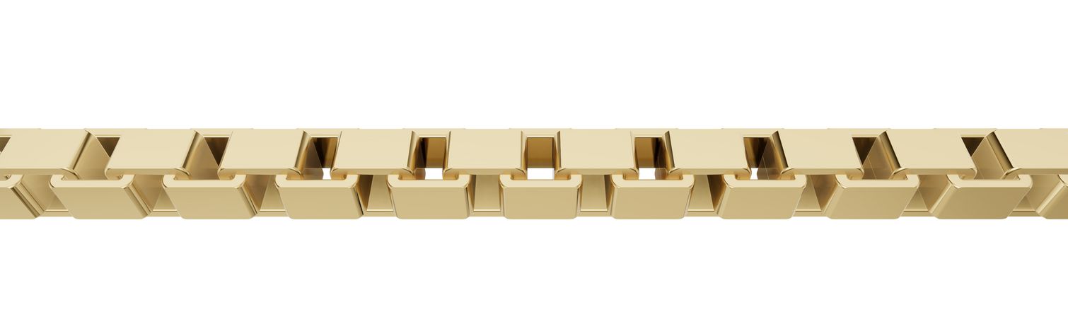Halskette Venezia 0,9mm - 40cm - 333 Gelbgold – Bild 4