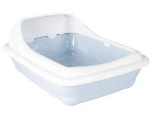 Duvoplus Katzentoilette Birba mit Rand - Azzuro - M - 46 x 35 x 20cm
