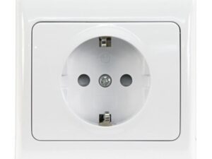 ELEGANCE UP-Steckdose 80x80x40mm, mit Rahmen