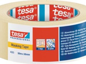 Kreppband 4323 leicht gekreppt hellbeige L.50m B.38mm Rl.TESA - VPE: 8