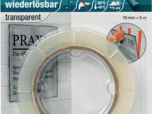 Montageband transp.L.5m B.19mm Rl.3M
