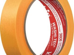 Abdeckband 3808 WASHI-TEC® Premium Goldkrepp® glatt orange L.50m B.30mm Rl.KIP - VPE: 8