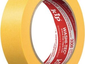 Abdeckband 3308 WASHI-TEC®Premium Plus Goldkrepp® glatt gelb L.50m B.18mm Rl.KIP - VPE: 12