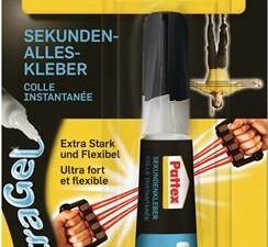 Sekundenkleber Ultra Gel 10g farblos Tube PATTEX