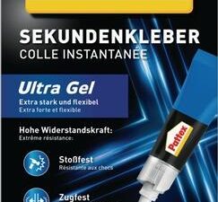 Sekundenkleber Ultra Gel 3g farblos Tube PATTEX
