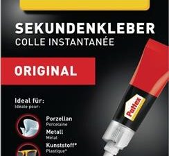Sekundenkleber flüssig 3g farblos Tube PATTEX