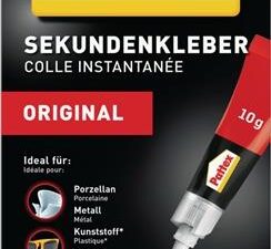 Sekundenkleber flüssig 10g farblos Tube PATTEX