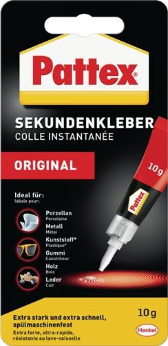 Sekundenkleber flüssig 10g farblos Tube PATTEX