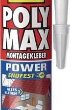 Kleb-/Dichtstoff POLY MAX POWER glasklar 300g Kartusche UHU