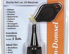 UV-Reparatur-Klebstoff MD UV-Star 3g Kleber /1 UV-Leuchte transp.Set MARSTON