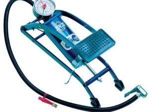Fußluftpumpe 5bar Einzelzylinder m.Manometer
