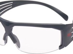 Schutzbrille SecureFit™-SF600 EN 166 Bügel grau,Scheibe klar PC 3M