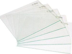 Ersatzgläser Glas, farblos für Schweißerschutzschild, 10 Stück