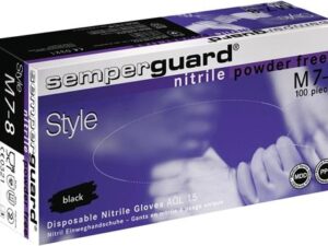 Einw.-Handsch.Semperguard Nitril Style Gr.L schwarz Nitril 100 St./Box