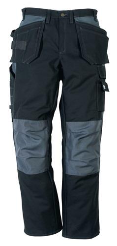 Funktionsbundhose Gr.48 schwarz m.grau 65%PES/35%CO Fristads