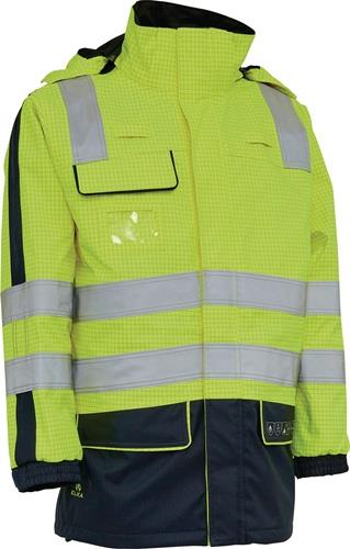 Multinorm-Warnschutzparka SECURETECH Größe XL gelb/marineblau ELKA RAINWEAR