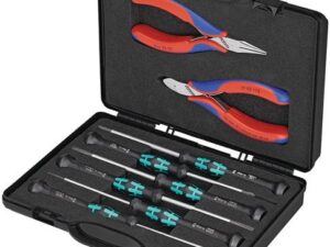 Elektronikwerkzeugsatz 8tlg.im Kunststoffkoffer KNIPEX