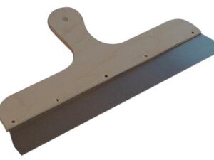 Flächendekorspachtel B.600mm Holzgr.poliertes Stahlblatt