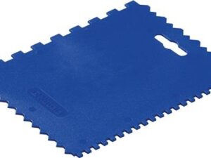 Kleberspachtel L.177mm B.130mm Zahn 4x4x4 mm/8x8x8mm Ku.(PP)