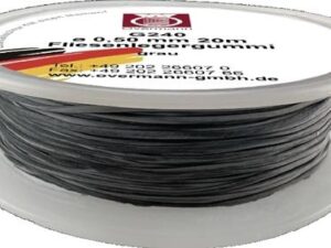 Fliesenlegergummi L.20m S.0,5mm f.Spannecken grau OVERMANN - VPE: 12