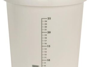 Anrühreimer GRIPLINE-O 30l 25 Liter-Skala weiß