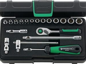 Steckschlüsselsatz 40/13/6QR 19-tlg.1/4 Zoll SW 3,5-13mm Z.80 6KT STAHLWILLE