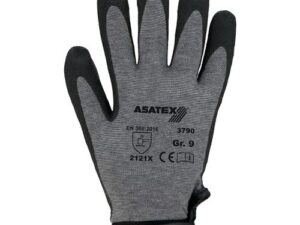 Handschuhe Gr.8 grau EN 388 PSA II Baumwolle/Elastan ASATEX - VPE: 12