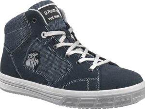 Sicherheits-Schnürstiefel EN ISO 20345 S1P SRC Caravan Gr. 44 Veloursleder blau