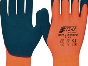 Kälteschutzhandschuh SOFT GRIP W Gr.11 orange/dunkelblau EN 388,EN 511 PSA II - VPE: 12