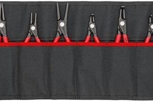 Sicherungsringzangensatz Version 2 8-tlg.in Rolltasche 10-60mm KNIPEX