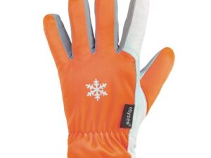 Handschuhe GROEDEN Gr.9 orange/silber-grau EN 388,EN 511 PSA II ELYSEE - VPE: 12