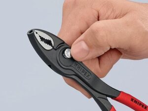 Frontgreifzange TwinGrip L.200mm pol.Mehrkomp.-Hüllen schwarz atram.KNIPEX