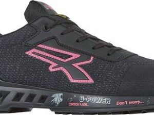 Damensicherheitsschuh MICHELLE Größe 40 schwarz/rosa S1P SRC ESD EN ISO 20345 Nylon U.POWER