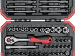 Bit-/Steckschlüsselsortiment R33003051 51-tlg.1/4 Zoll SW 4-14mm Z.72 GEDORE RED