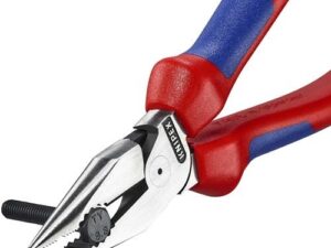 Spitzkombizange L.185mm pol.Mehrkomp.-Hülle schwarz atram.KNIPEX