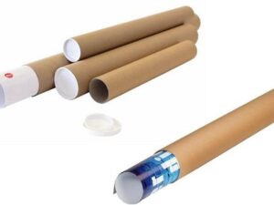 Versandrohr Durchmesser 80mm Länge 610mm A1 braun Wandstärke 2mm TRANSPAK - VPE: 20