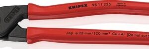 Kabelschere StepCut XL L.225mm Kopf brün.Ku.-Überzug KNIPEX