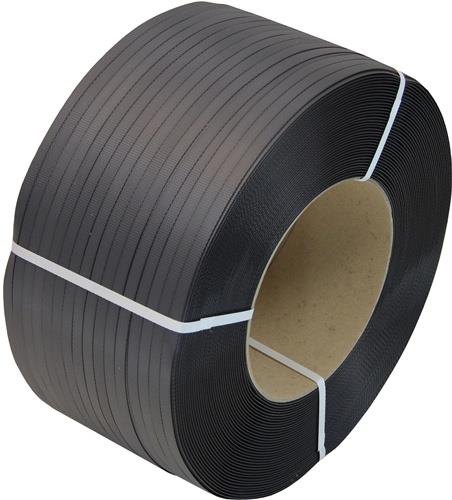 Umreifungsband Bandbreite12xStärke0,73mm L.2200m PP schwarz Kern 200mm TRANSPAK - VPE: 2