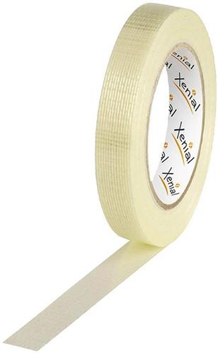 Filamentklebeband m.Längs-/Querfaden Breite 19mm L.50m S.125µ transparent XENIAL - VPE: 12