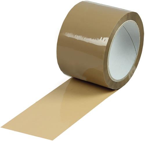 Klebeband Breite 75mm L.66lfm 48µ leise abrollend Naturkautschuk-Kleber TRANSPAK - VPE: 24