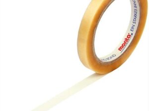 Klebeband monta 220 Breite 15mm Länge 66m S.54µ PVC transparent leise TRANSPAK - VPE: 12