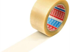 Klebeband tesa 4124 Breite 50mm Länge 66m Stärke 65µ PVC transparent leise TESA - VPE: 36