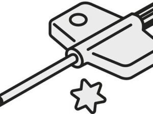 Torx-Schlüssel ISO FLAG T07P Bruttogewicht 4g PRAMET