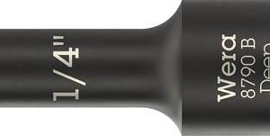 Steckschlüsseleinsatz 8790 B Impaktor Deep 3/8 Zoll 1/4 Zoll L.63mm WERA