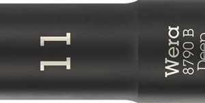 Steckschlüsseleinsatz 8790 B Impaktor Deep 3/8 Zoll 11mm L.63mm WERA