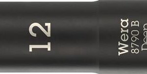 Steckschlüsseleinsatz 8790 B Impaktor Deep 3/8 Zoll 12mm L.63mm WERA