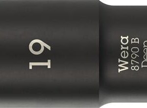 Steckschlüsseleinsatz 8790 B Impaktor Deep 3/8 Zoll 19mm L.63mm WERA