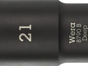 Steckschlüsseleinsatz 8790 B Impaktor Deep 3/8 Zoll 21mm L.63mm WERA